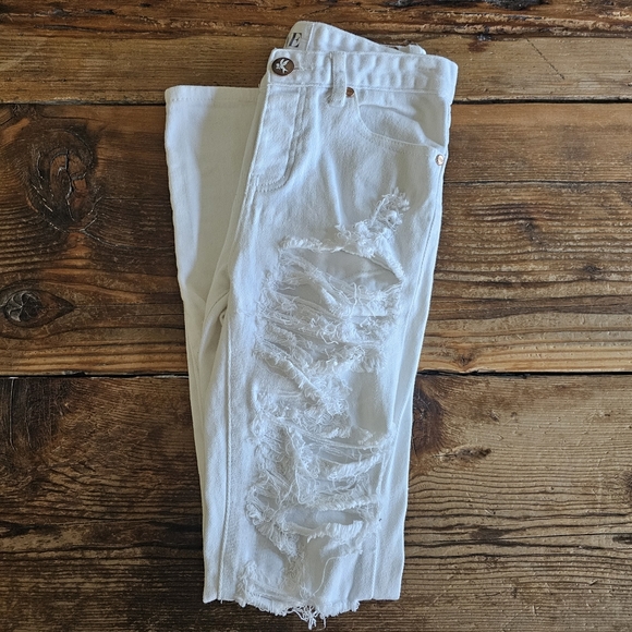 One Teaspoon Distressed Yard Birds Skinny Jeans Sz 26 NWOT - Picture 6 of 16